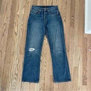 Able Dark Wash Boyfriend Jeans Size 25